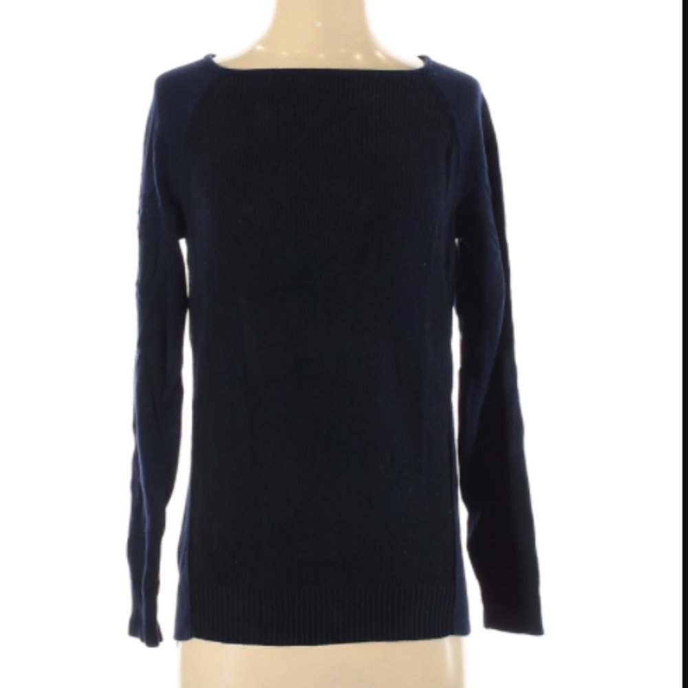 G. H. Bass Pullover Sweater Small Long Sl Cotton